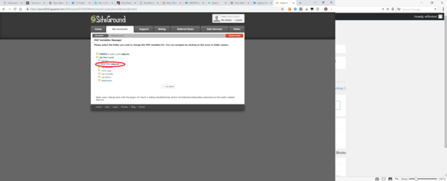 php variables manager