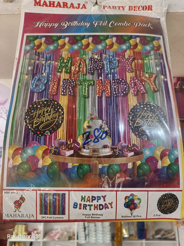 Happy Birthday Big Colorful Set