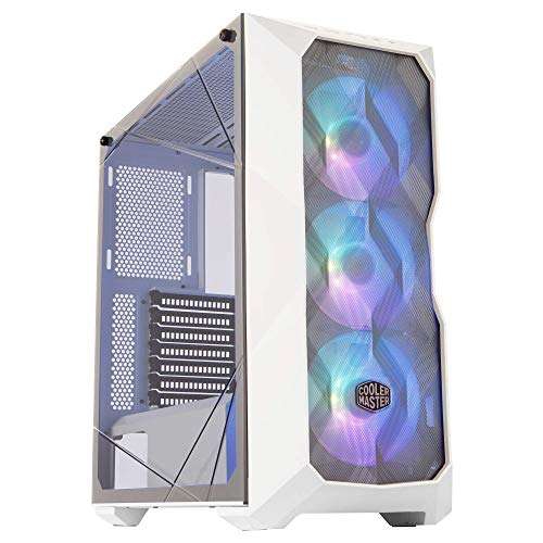 Amazon: Cooler Master MasterBox, TD500 Mesh Blanco ARGB, Blanco, ATX Mid-Tower 
