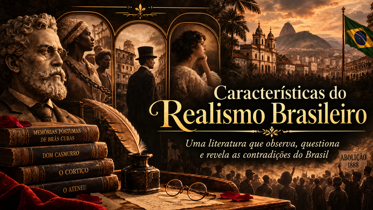 Características do Realismo Brasileiro: Uma literatura que observa, questiona e revela as contradições do Brasil