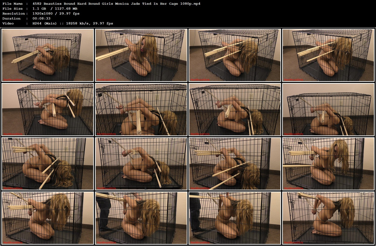 4582 Beauties Bound Hard Bound Girls Monica Jade Tied In Her Cage 1080p mp4