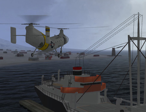 Patrolling remote seaport