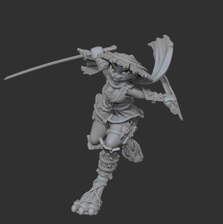 Bunny samurai - Mike Smolka – 3D Print