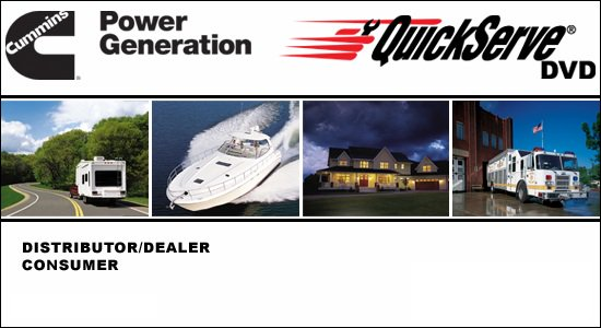 Cummins QuickServe Dvd 2017 Power Generatio
