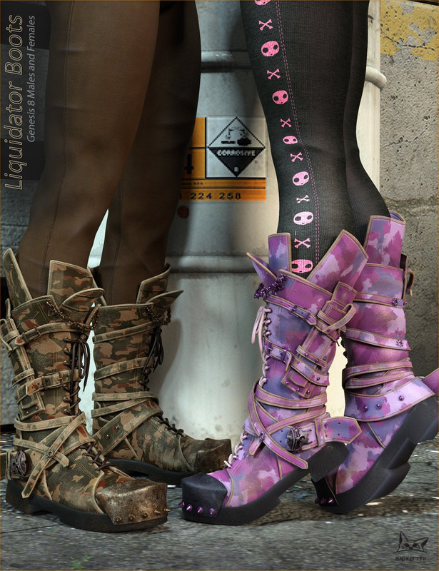 Liquidator Boots for Genesis 8