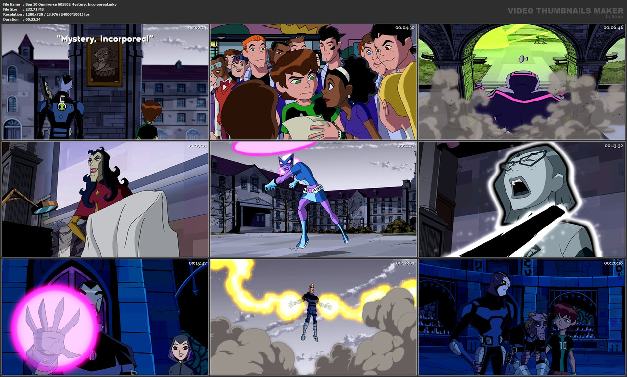 Ben 10 Omniverse S05E02 Mystery, Incorporeal.mkv