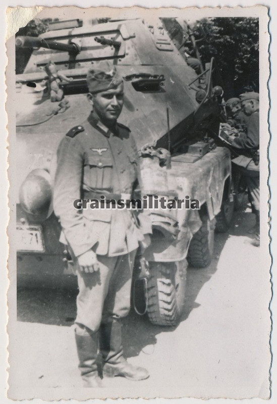 Orig. Foto SdKfz 232 Panzerspähwagen 8-Rad Funk 