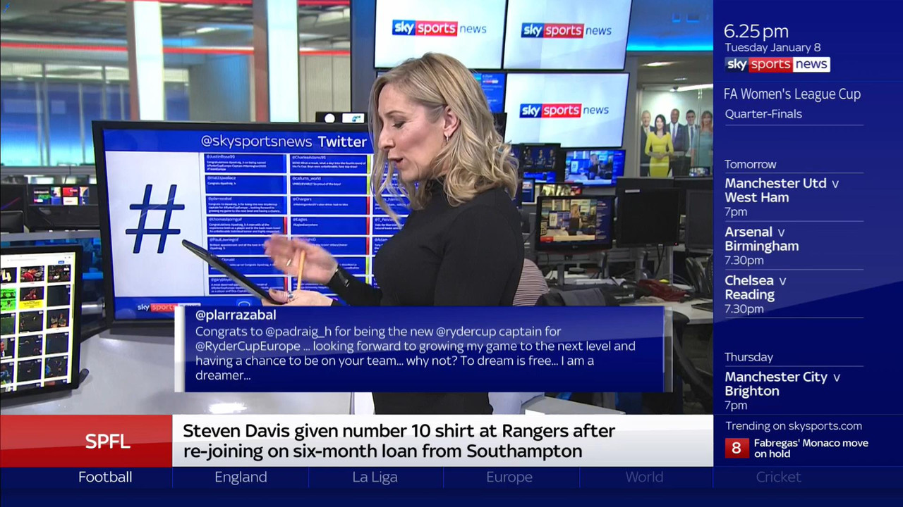 08 January - 18.00.00 - Sky Sports News At 6 2019. A comprehensi