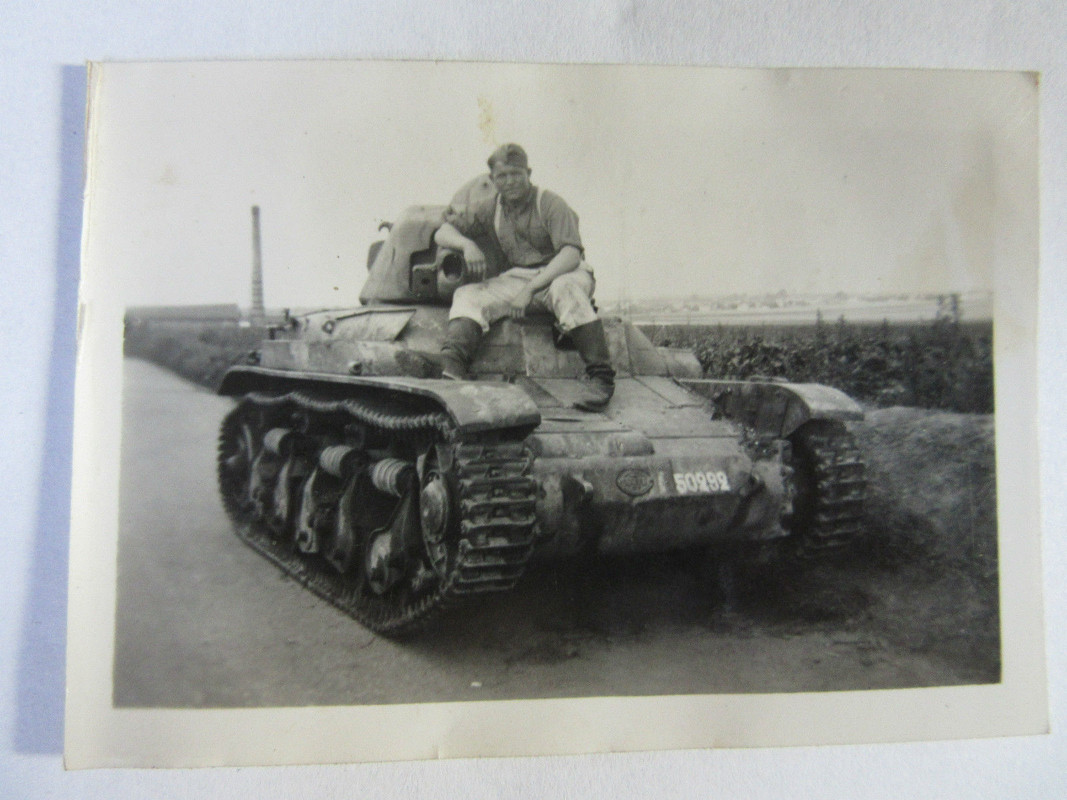 Foto französischer Panzer 1940