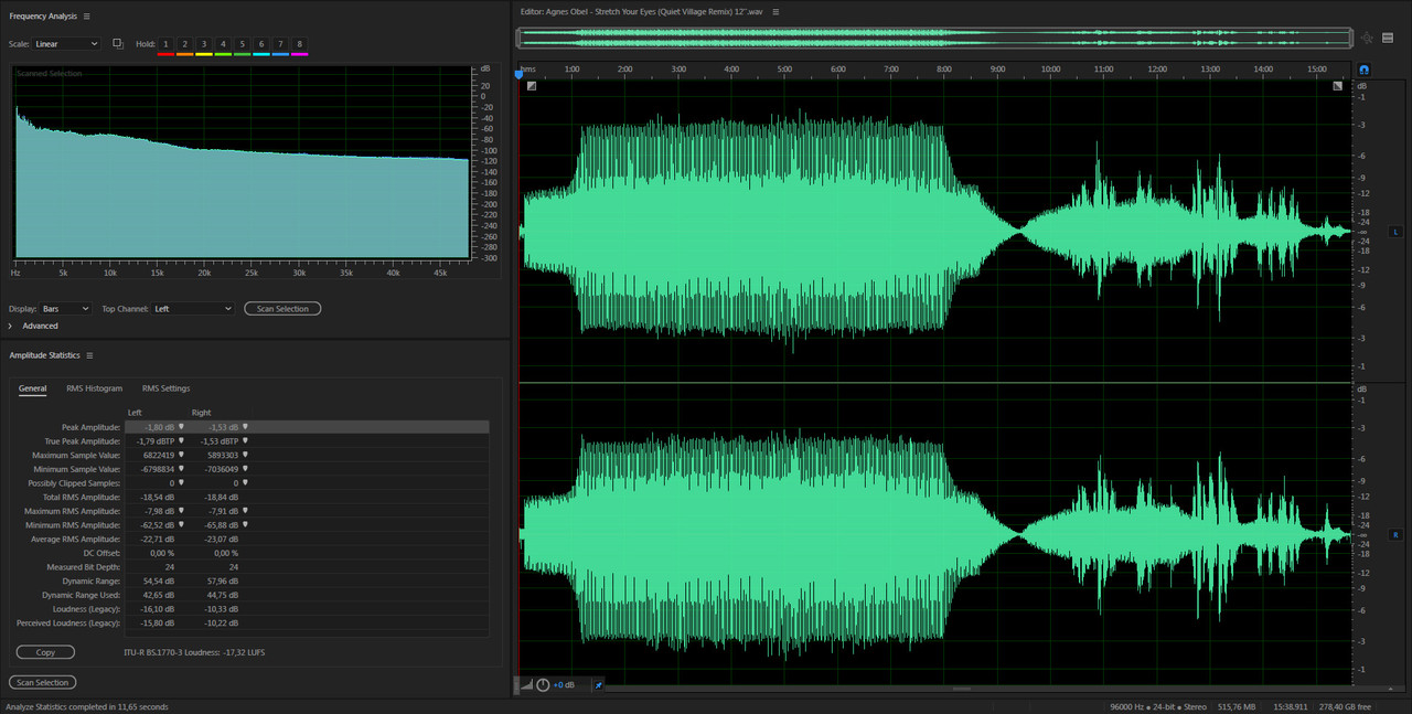 2017 Agnes Obel - Stretch Your Eyes (Quiet Village Remix) 12'' {