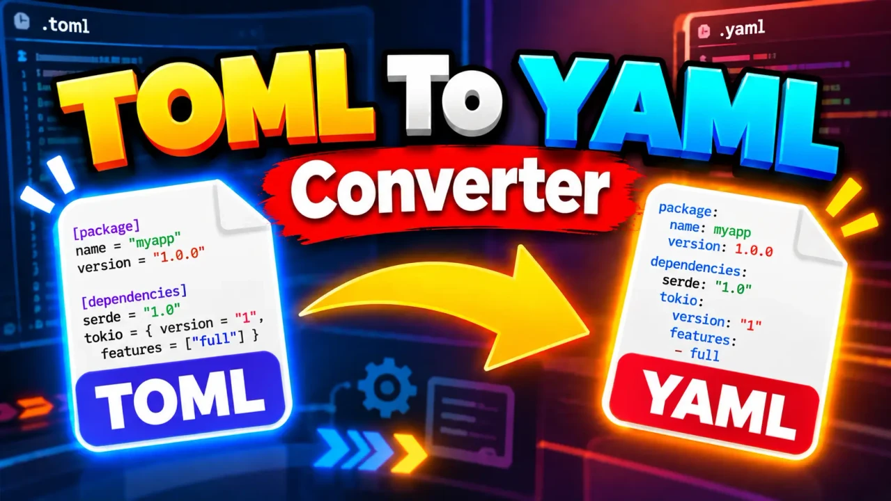 Toml To Yaml Converter Online