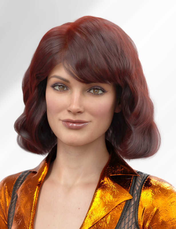 dForce Mayfair Hair for Genesis 8 and 8.1 Females