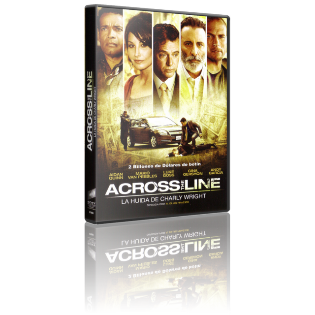 Portada - Across The Line, La Huida de Charly Wright [DVD5 Full][Pal][Cast/Ing][Sub:Varios][Thriller][2010]