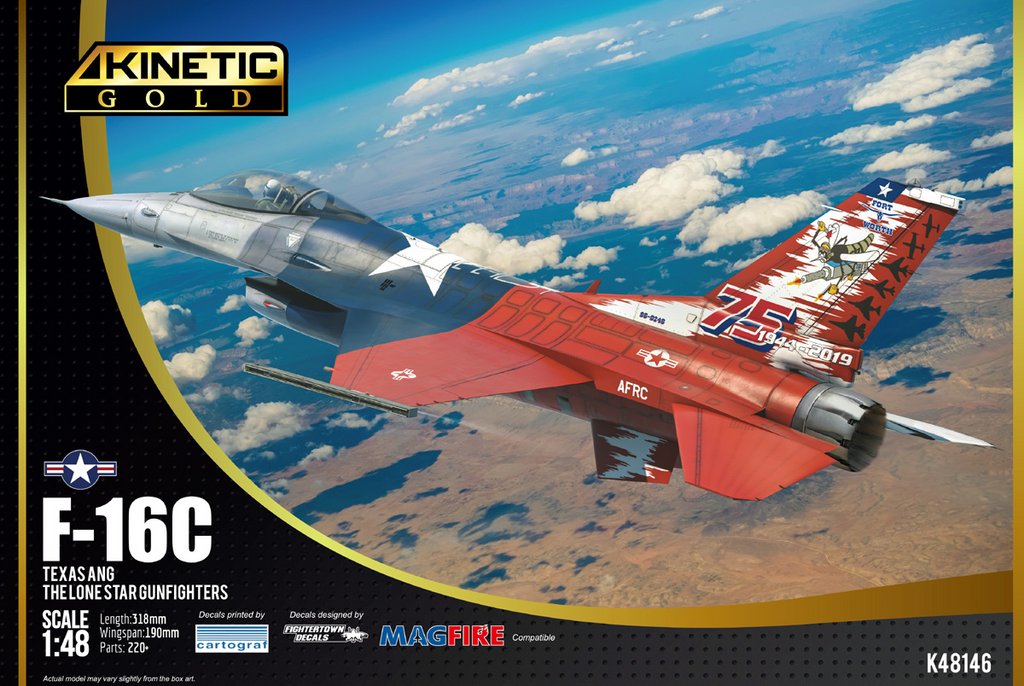 1/48 - G.D./L.M. F-16 Fighting Falcon/Viper family by Kinetic - F-16A ...
