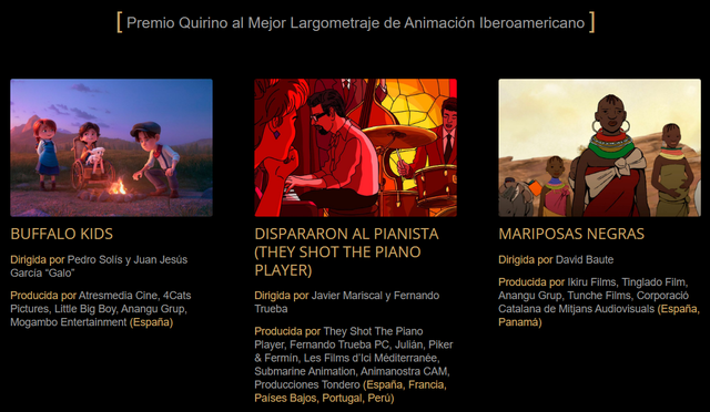 3 PELÍCULAS ESPAÑOLAS DE ANIMACIÓN SON LAS NOMINADAS A LOS PREMIOS QUIRINO 2025