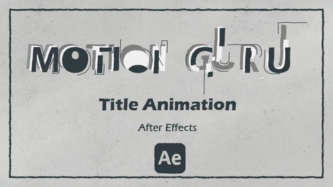 Motion Graphics in After effects | Title Animation