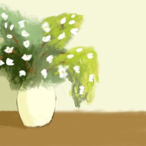 Flower Doodle First flowers complete