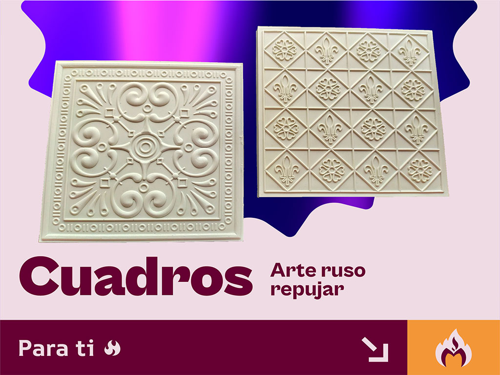Plantillas plásticas colonial rígidas x2 arabescos para repujado de ar