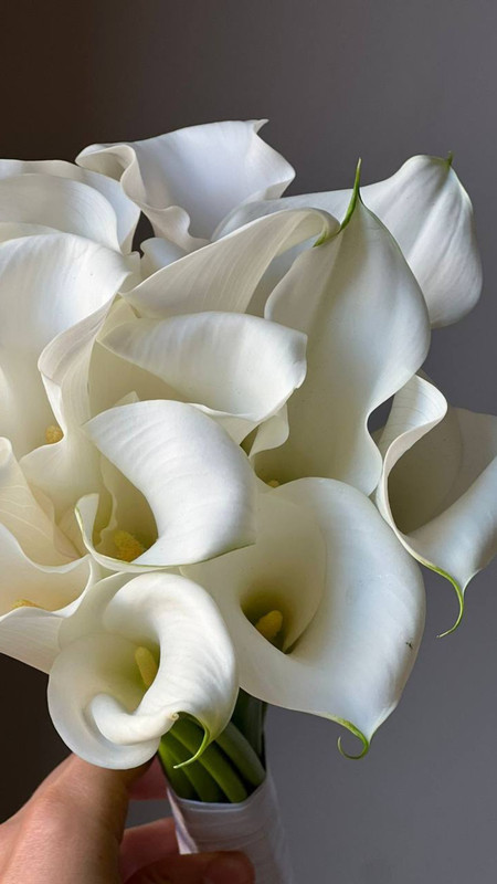 Buchet mireasa cale albe