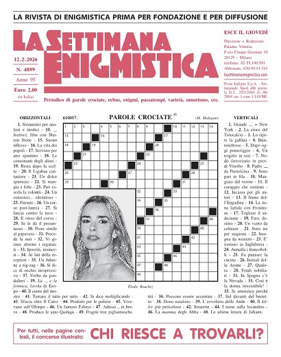 La Settimana Enigmistica N. 4899 (12 Febbraio 2026)