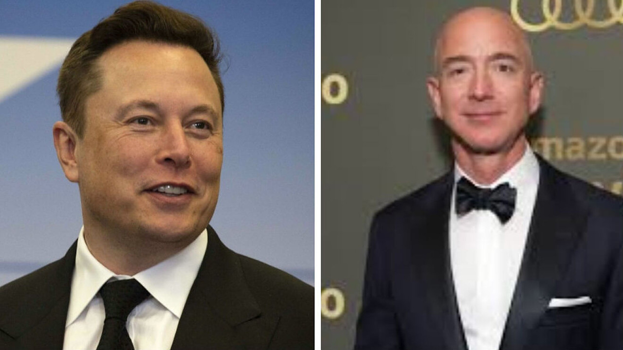 Elon Musk reconoce que se pelea con Jeff Bezos a propósito