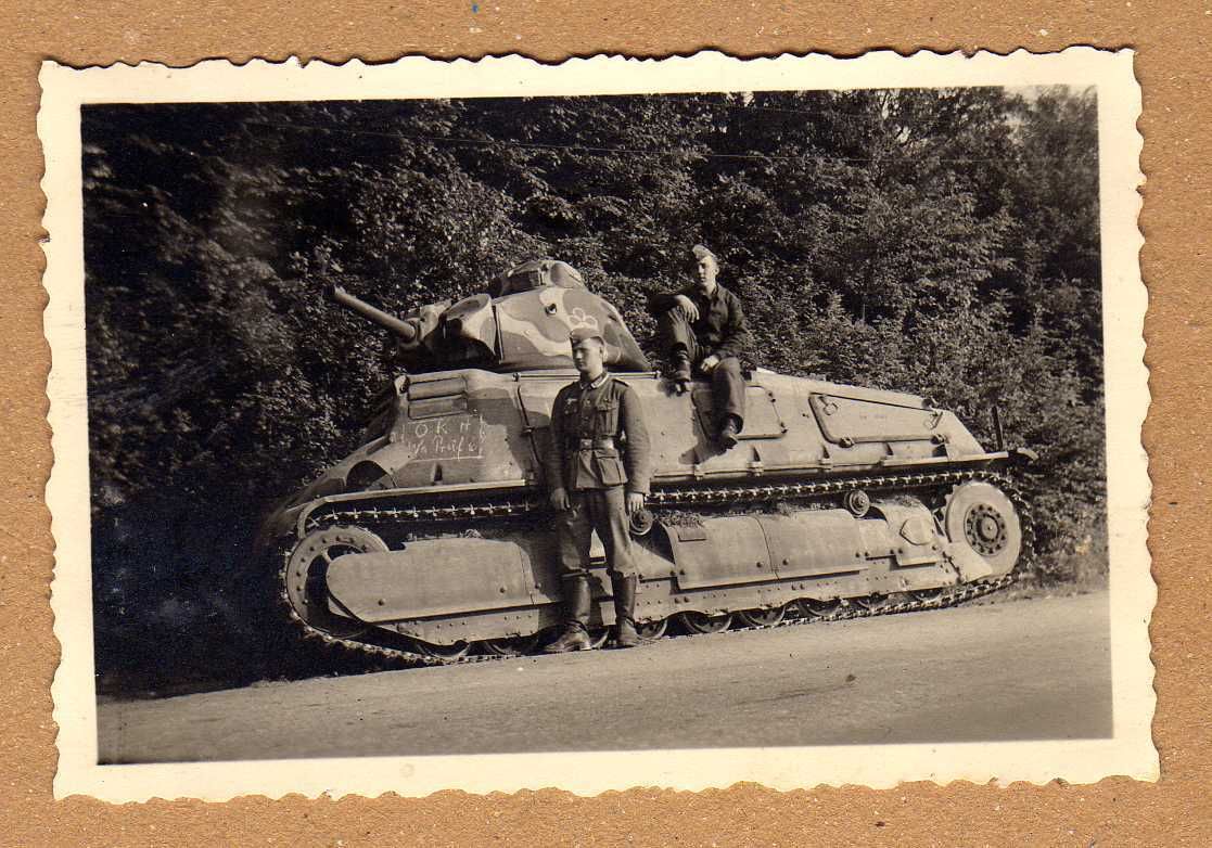 Foto II.Weltkrieg Wehrmachts Soldaten mit franzö