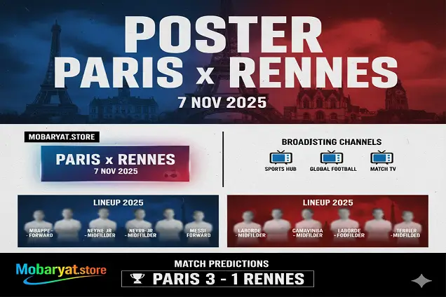 باريس إف سي ضد رين - بث مباشر وتحليل الجولة 12 - الدوري الفرنسي 7 نوفمبر 2025