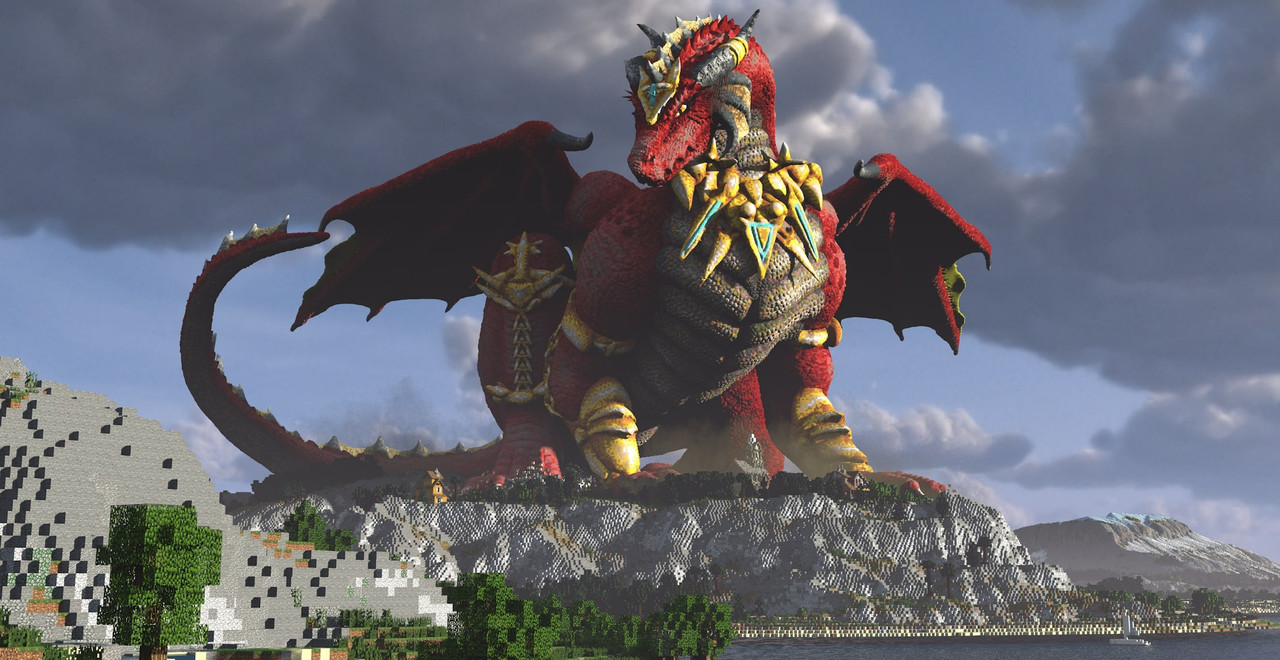 Large collection of my dragon builds renders [Vol. 1]
