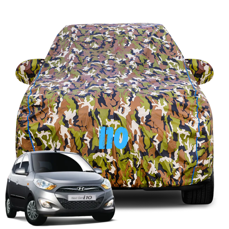 i10 Army Car Cover