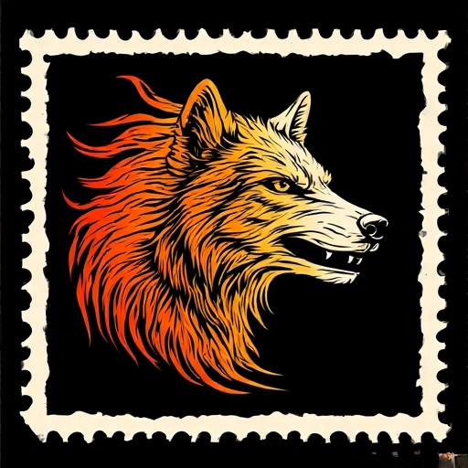 Postal-stamp-style-art-of-a-fl-23