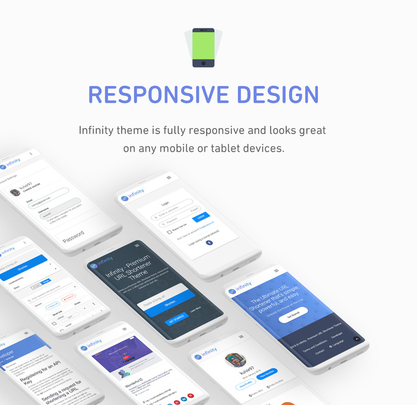 Infinity - Premium URL Shortener Theme - 6