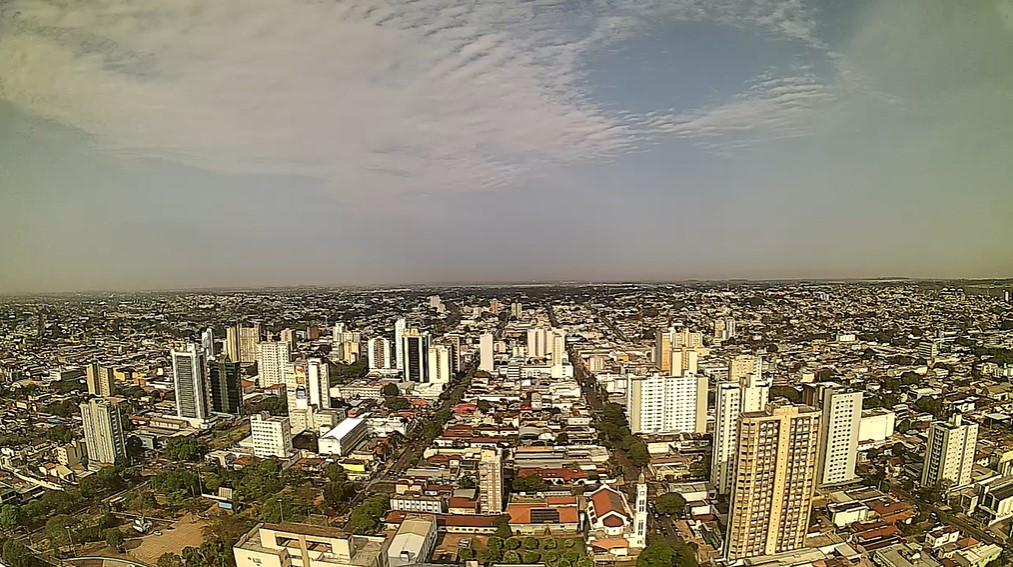 Campo Grande nesta manhã de quinta-feira