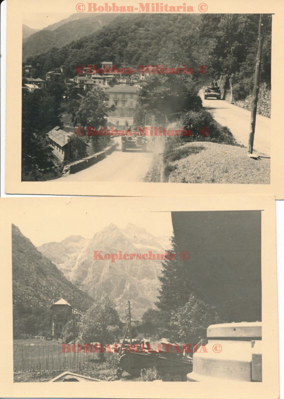 V891 Italien 1944 Lanzotal Panzerkampfwagen Panzer Turmschürze Bandenkampf italy