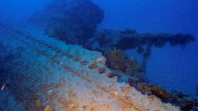Buzos griegos descubren submarino italiano que naufragó en la Segunda Guerra Mundial 