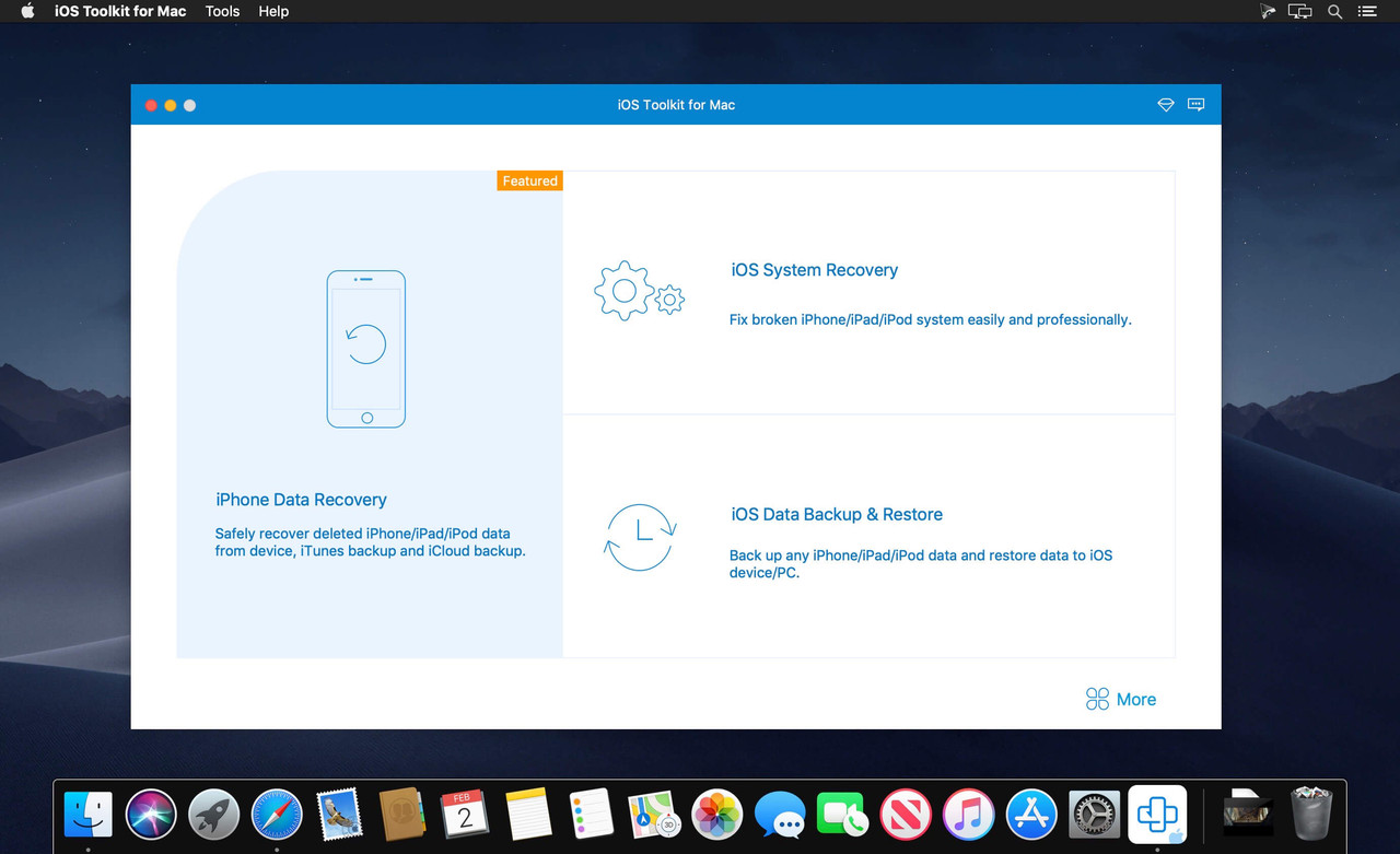AnyMP4 iPhone Data Recovery macOS 1