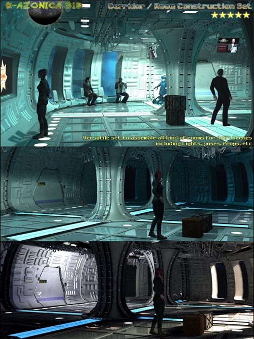 SciFi Room/Corridor Construction Set