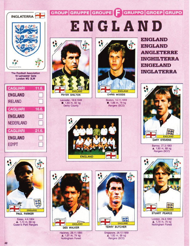 Album Panini Italia 1990-44