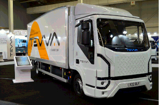 un camion Tevva 
