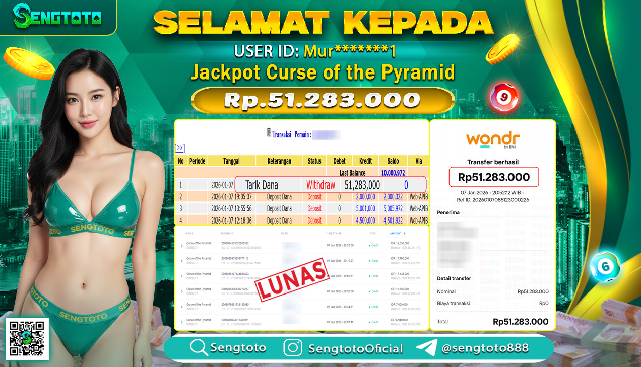 BUKTI PEMBAYARAN SLOT CURSE OF THE PYRAMID