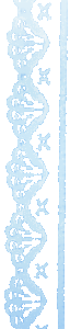 Blue lace scrolling down