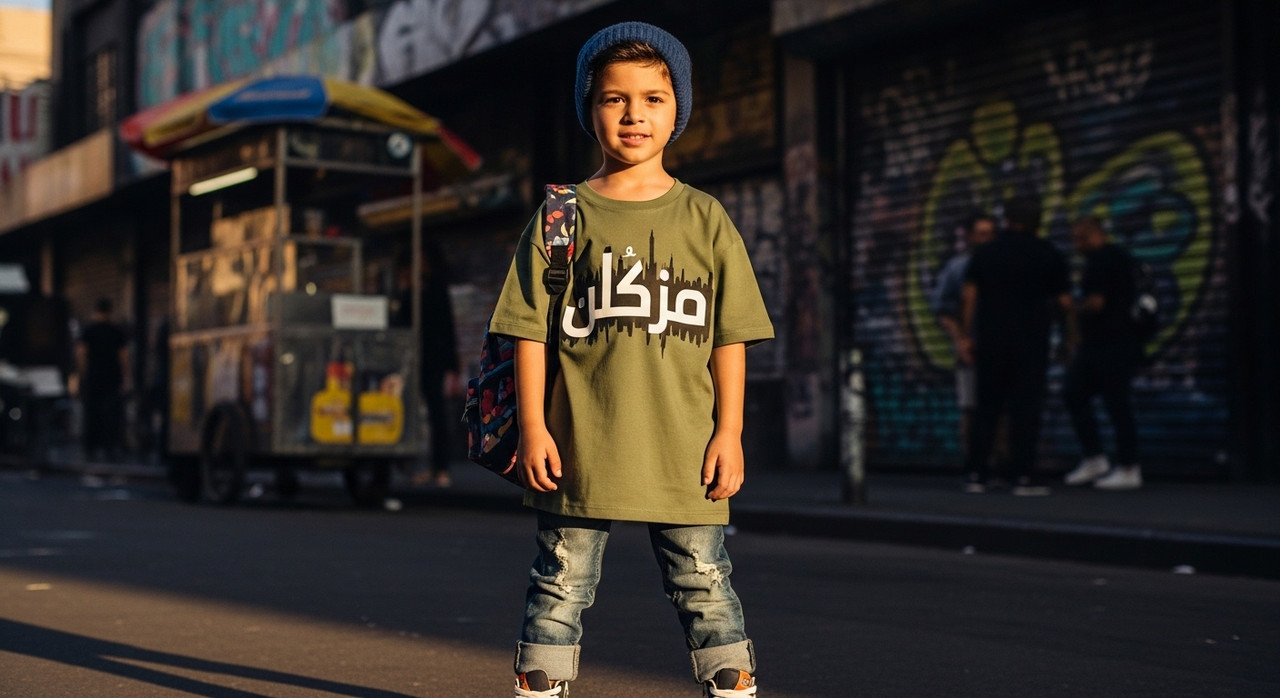 Arabic Calligraphy Tee – Aqtay 3