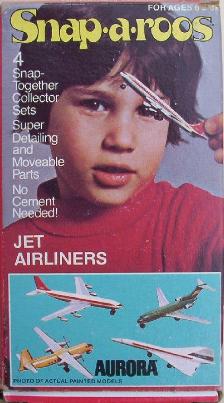 Aurora Snap-a-roos Jet Airliners