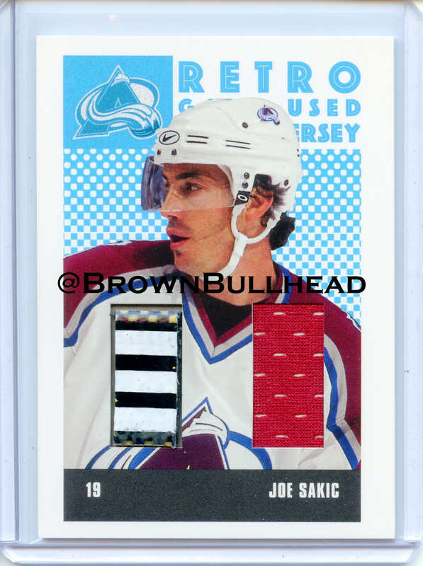 Stick Jersey RSJ-13 Joe Sakic Colorado Avalanche COPY 4A