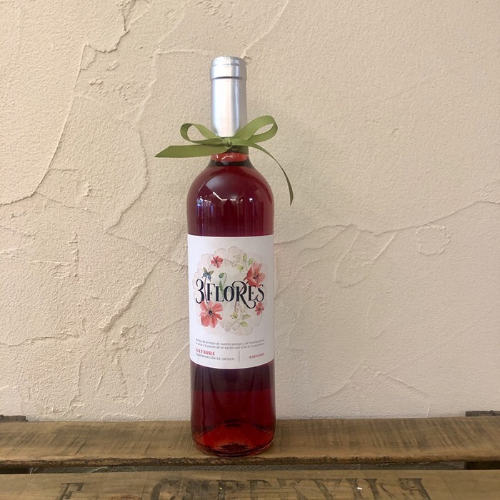 VINO rosado 3 Flores