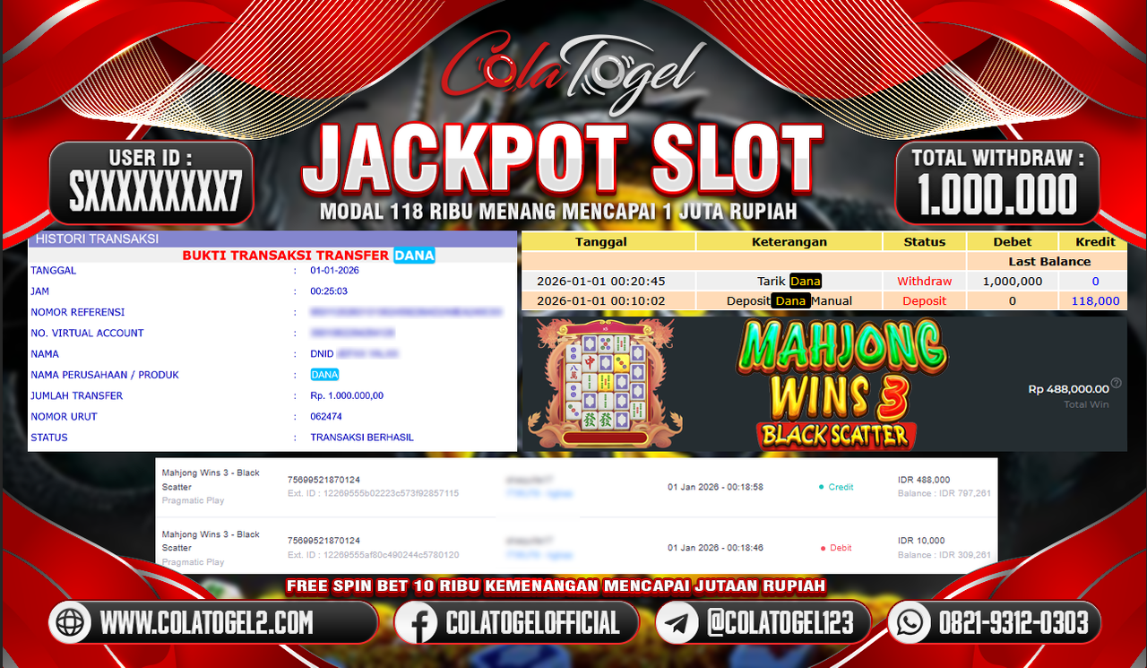 JACKPOT SLOT GACOR!!
