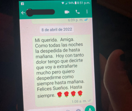 Viral: abuelita mandó conmovedor WhatsApp a su amiga fallecida