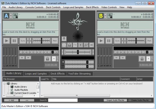 NCH Zulu DJ Software Masters Edition v5.04