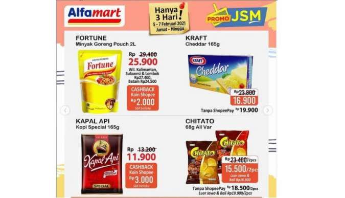 Katalog Promo JSM Alfamart 5-7 Februari 2021