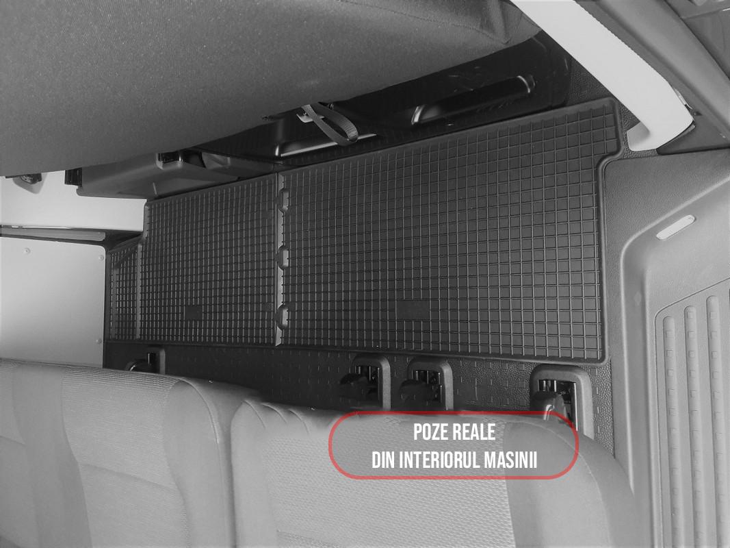 Set 2 covorase Volkswagen T6. 1 Transporter/Caravelle 2019- Randul 22015, din cauciuc 100%, compatibile cu autoturismul Volkswagen T6.