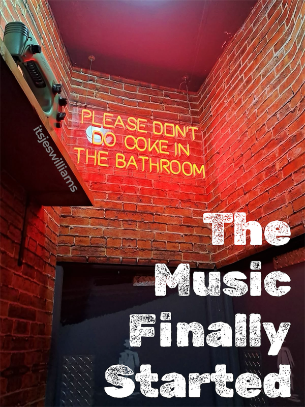 Please don't do coke in the bathroom neon sign